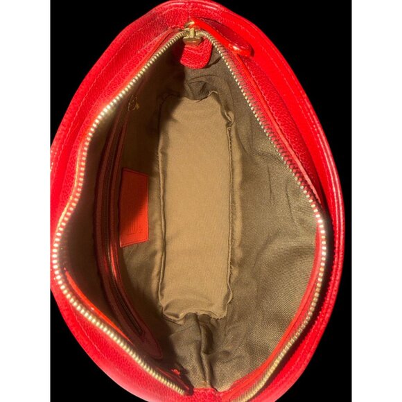 VTG Coach Madison Regis Bag 4405 Cherry Caviar Leather Crossbody 90s Italy + Tag - Picture 9 of 11